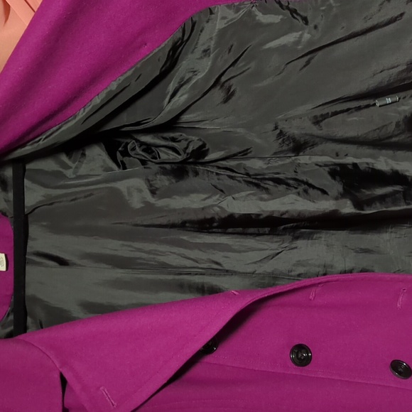 Anne Klein Double Breasted Wool Peacoat - Picture 5 of 9